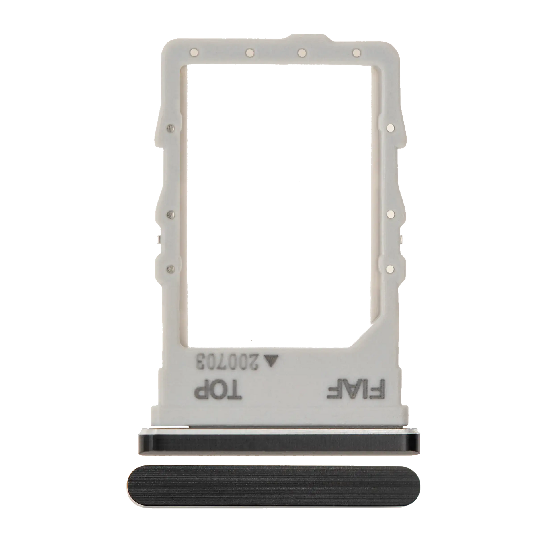 Close-up of Sim Card Tray For Samsung Galaxy Z Fold 2 5G (Mystic Black)