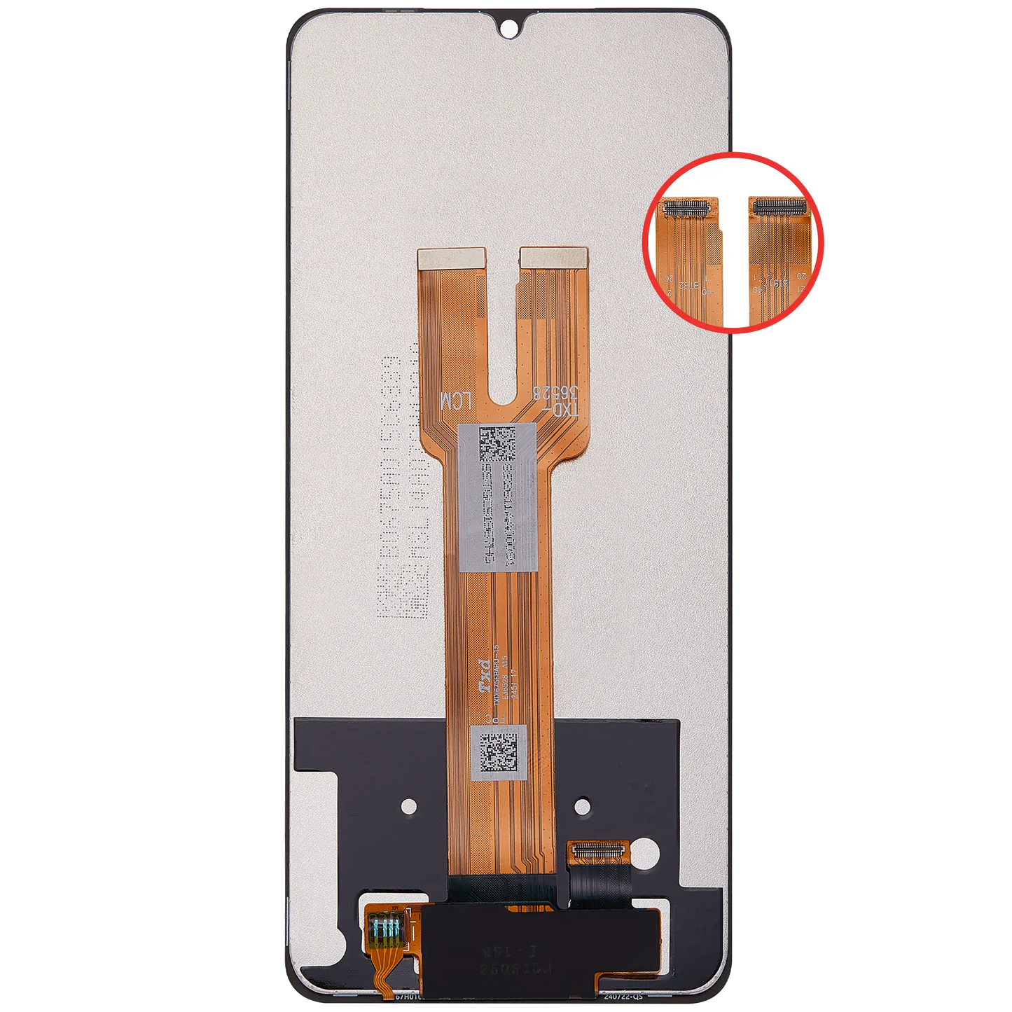 LCD Assembly Without Frame For Samsung Galaxy A06 5G (A066 / 2025) (Refurbished) (All Colors) replacement part product image 3 - SKU 107082112998