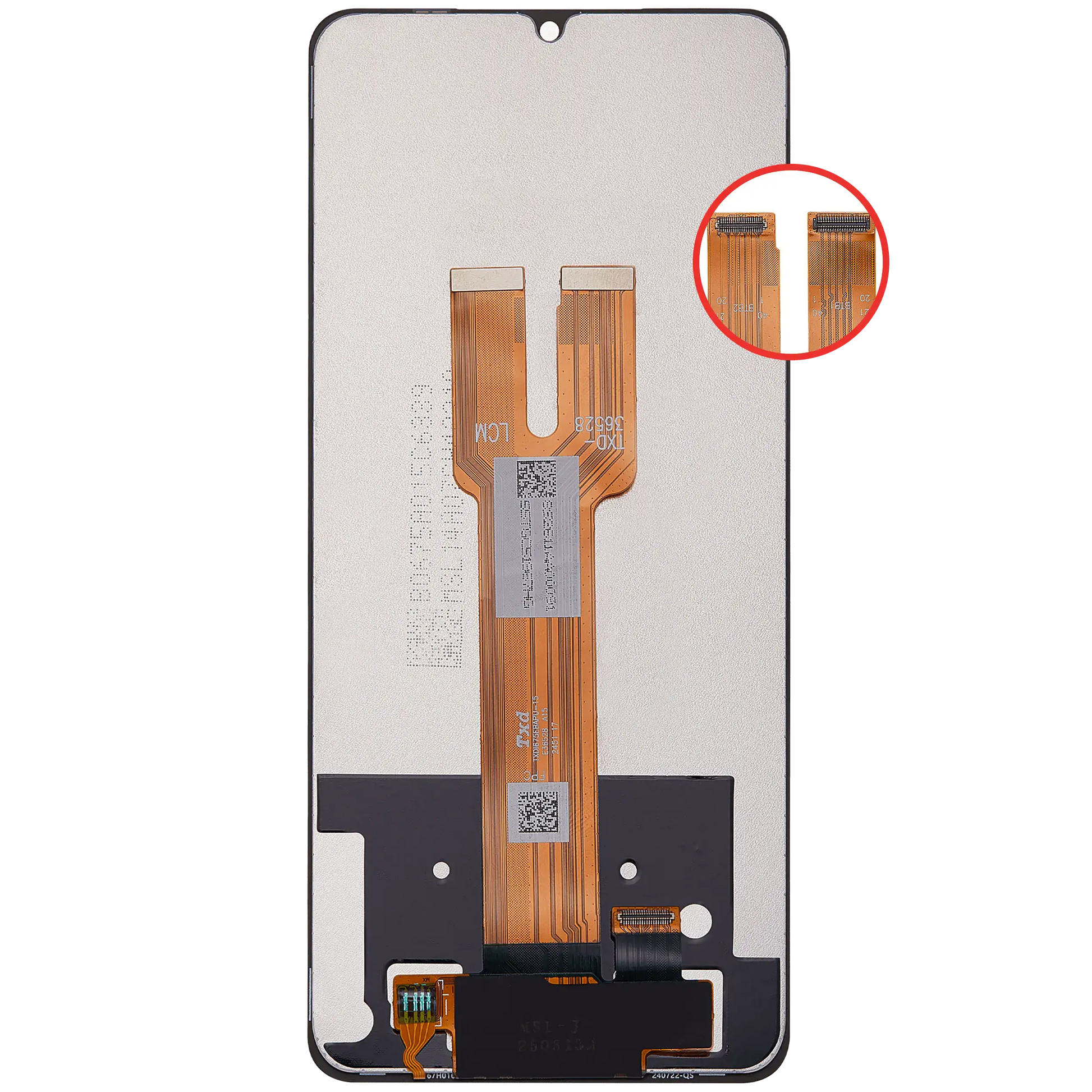 LCD Assembly Without Frame For Samsung Galaxy A06 5G (A066 / 2025) (Refurbished) (All Colors) replacement part product image 3 - SKU 107082112998