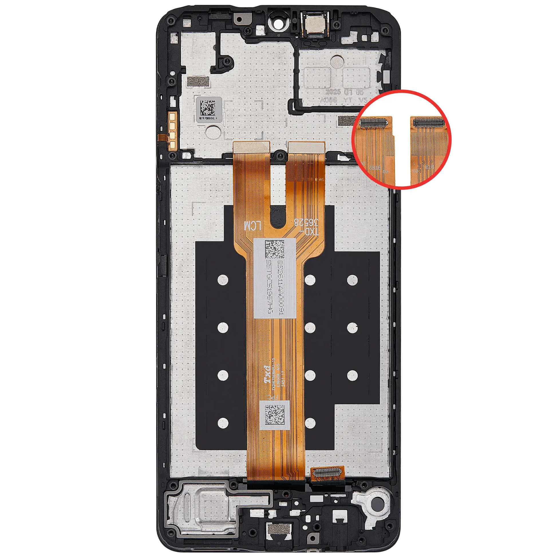 LCD Assembly With Frame For Samsung Galaxy A06 5G (A066/ 2025) (Refurbished) (All Colors) replacement part product image 9 - SKU 107082112999
