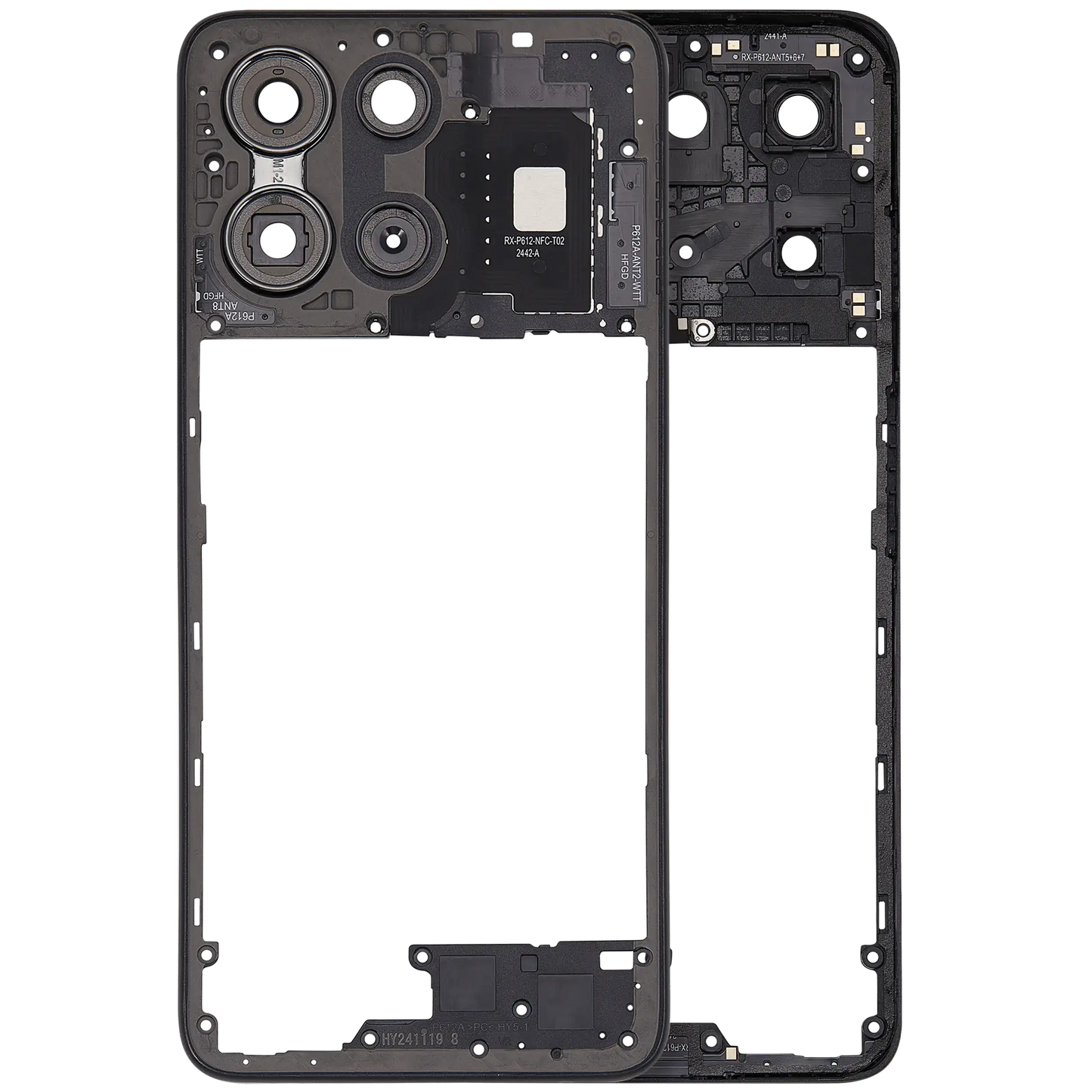 Mid-Frame Housing For Motorola Moto G 5G (XT2513 / 2025) (Forest Gray) replacement part SKU 107082113036 image 1