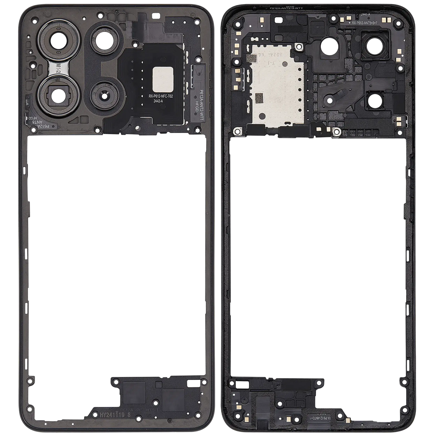 Mid-Frame Housing For Motorola Moto G 5G (XT2513 / 2025) (Forest Gray) replacement part SKU 107082113036 image 7