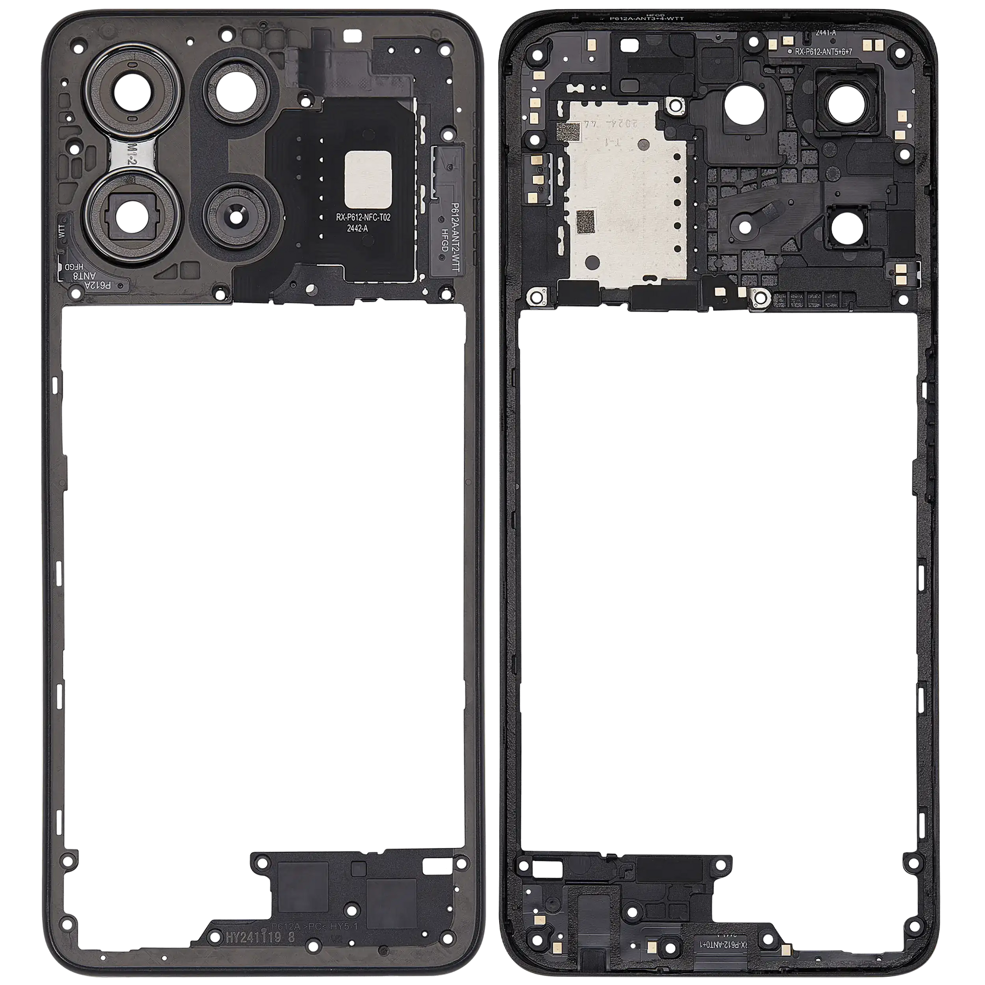 Mid-Frame Housing For Motorola Moto G 5G (XT2513 / 2025) (Forest Gray) replacement part SKU 107082113036 image 7
