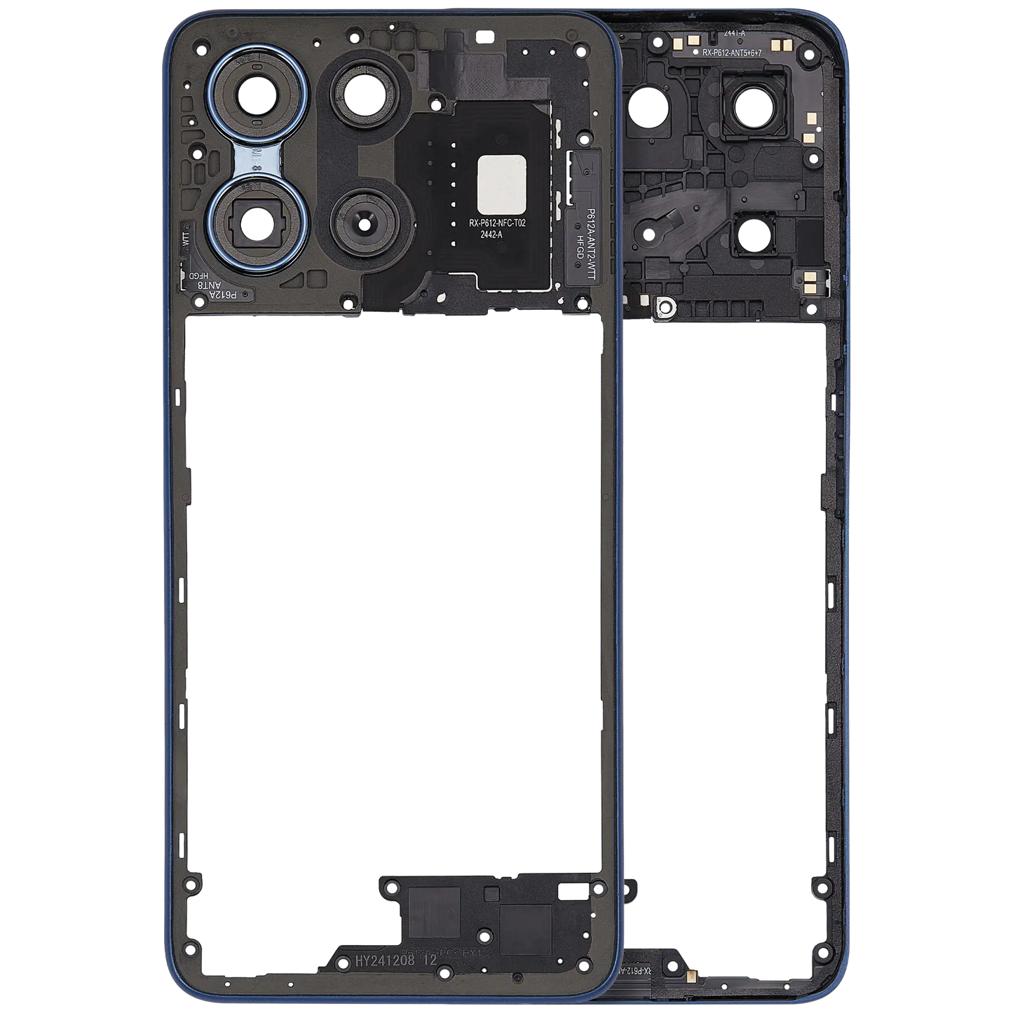 Mid-Frame Housing For Motorola Moto G 5G (XT2513 / 2025) (Sapphire Blue) replacement part SKU 107082113037 image 1