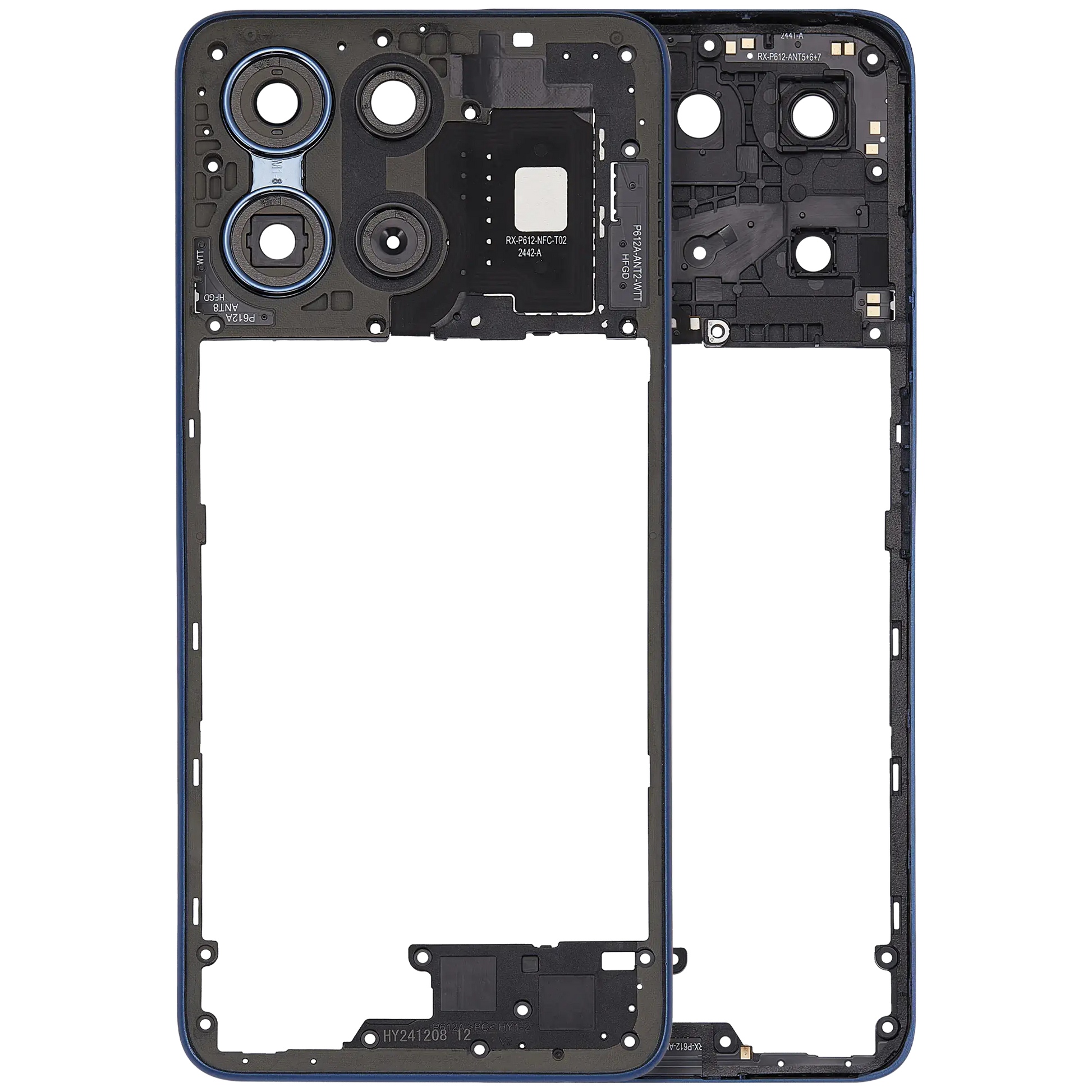 Mid-Frame Housing For Motorola Moto G 5G (XT2513 / 2025) (Sapphire Blue) replacement part SKU 107082113037 image 1