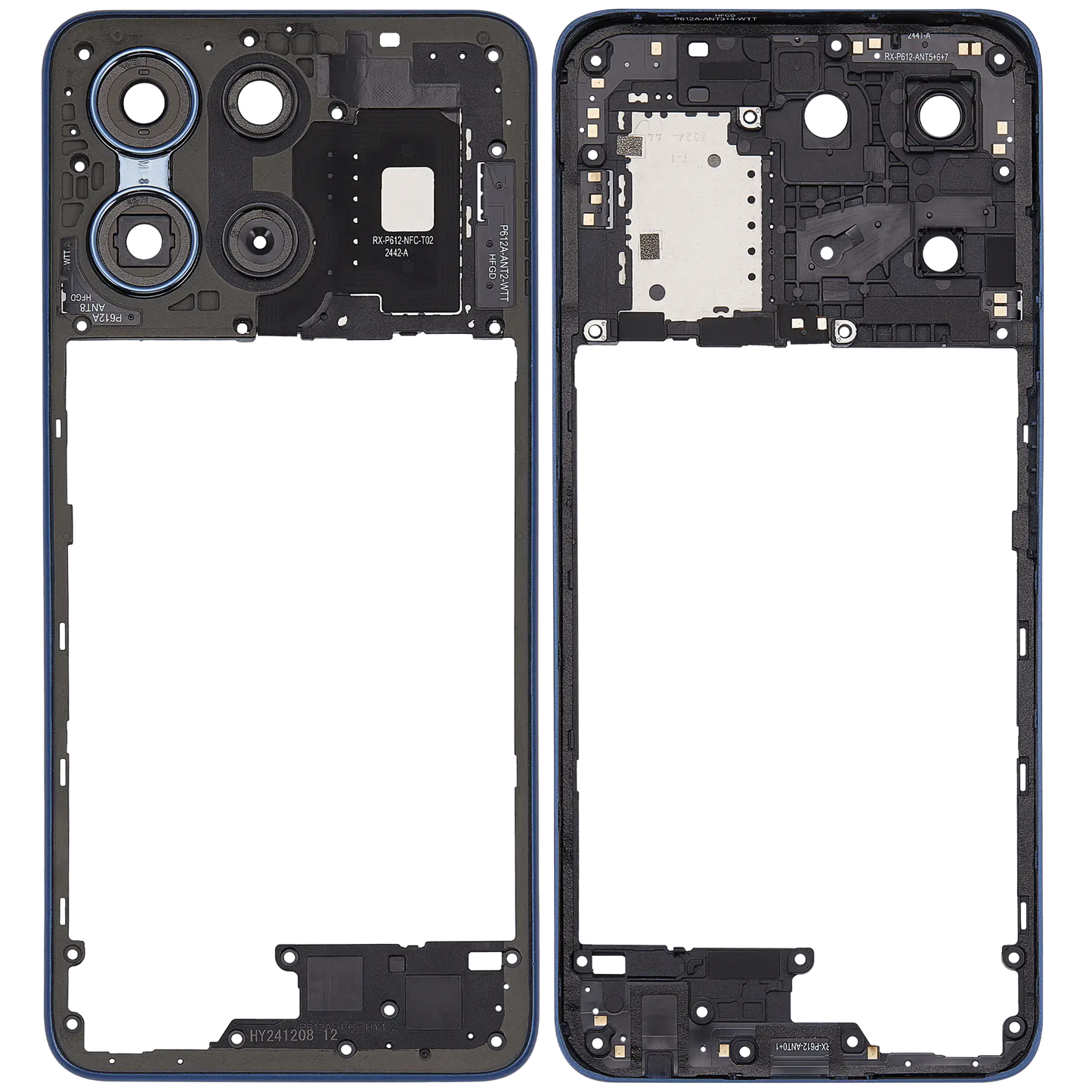 Mid-Frame Housing For Motorola Moto G 5G (XT2513 / 2025) (Sapphire Blue) replacement part SKU 107082113037 image 7