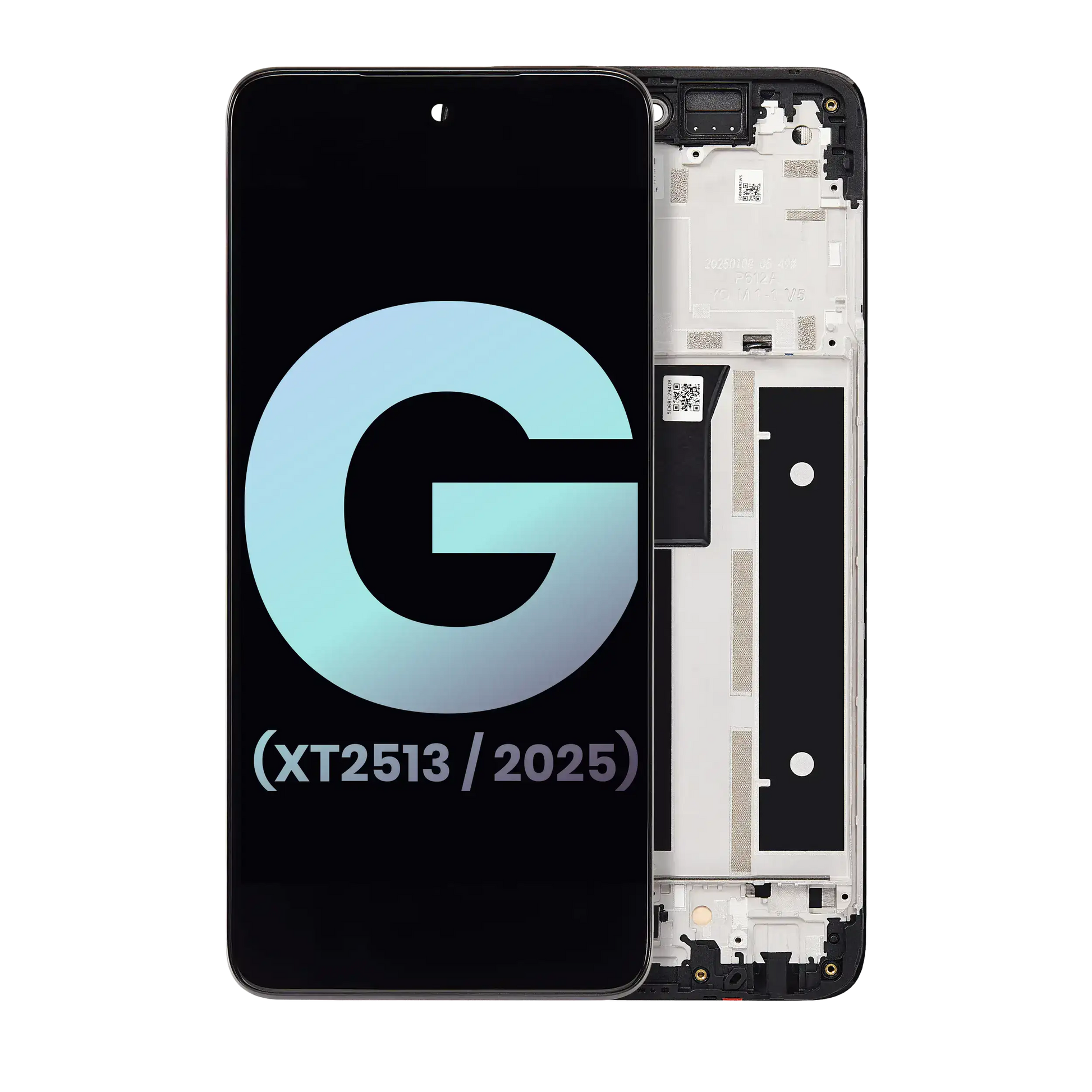 LCD Assembly With Frame For Motorola Moto G 5G (XT2513 / 2025) (Genuine OEM) (All Colors) replacement part SKU 107082546526 image 1