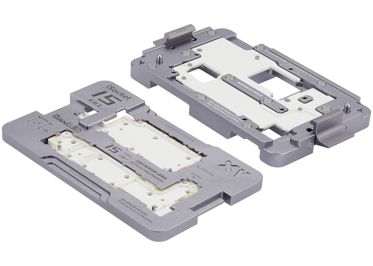 iSocket 15 Series 8-in-1 Motherboard Platform Layered Testing Stand (with US Version Pro/PM Pin Board) (Qianli)