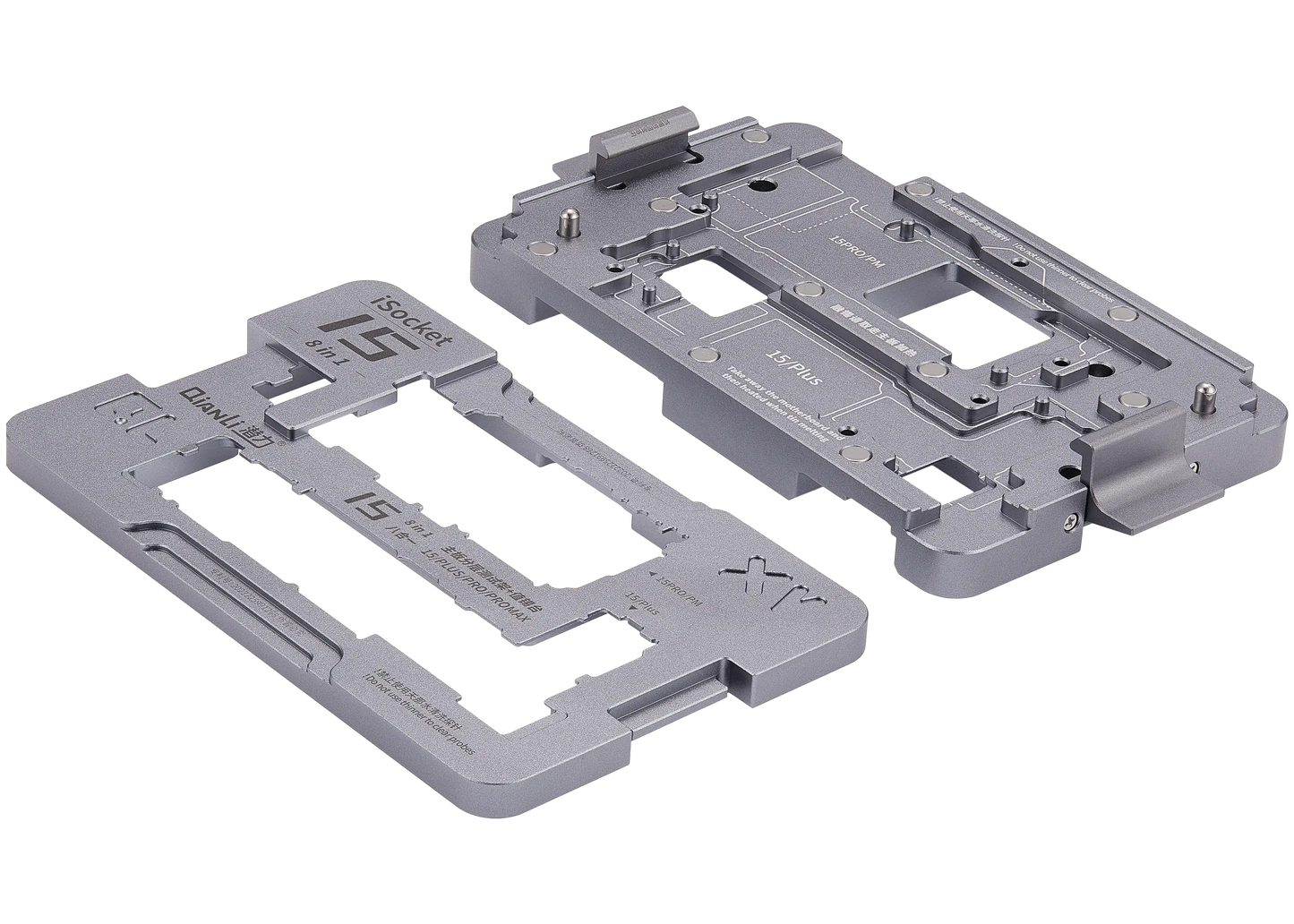 iSocket 15 Series 8-in-1 Motherboard Platform Layered Testing Stand (with US Version Pro/PM Pin Board) (Qianli)