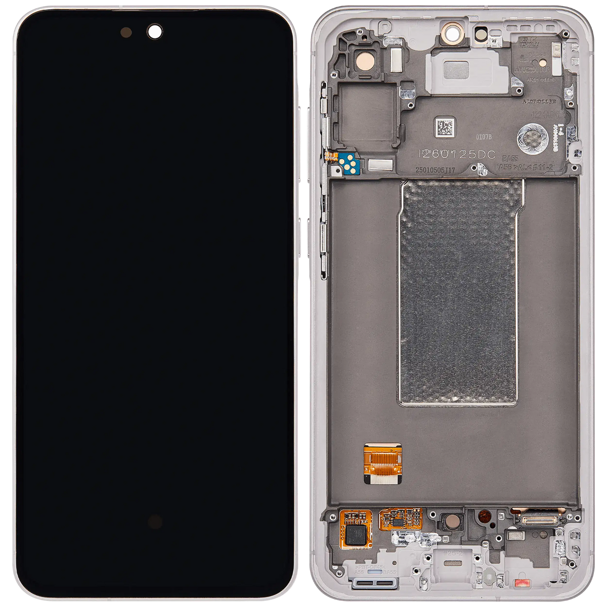 OLED Assembly With Frame For Samsung Galaxy A56 5G (A566 / 2025) (Refurbished) (Pink) - product image 6