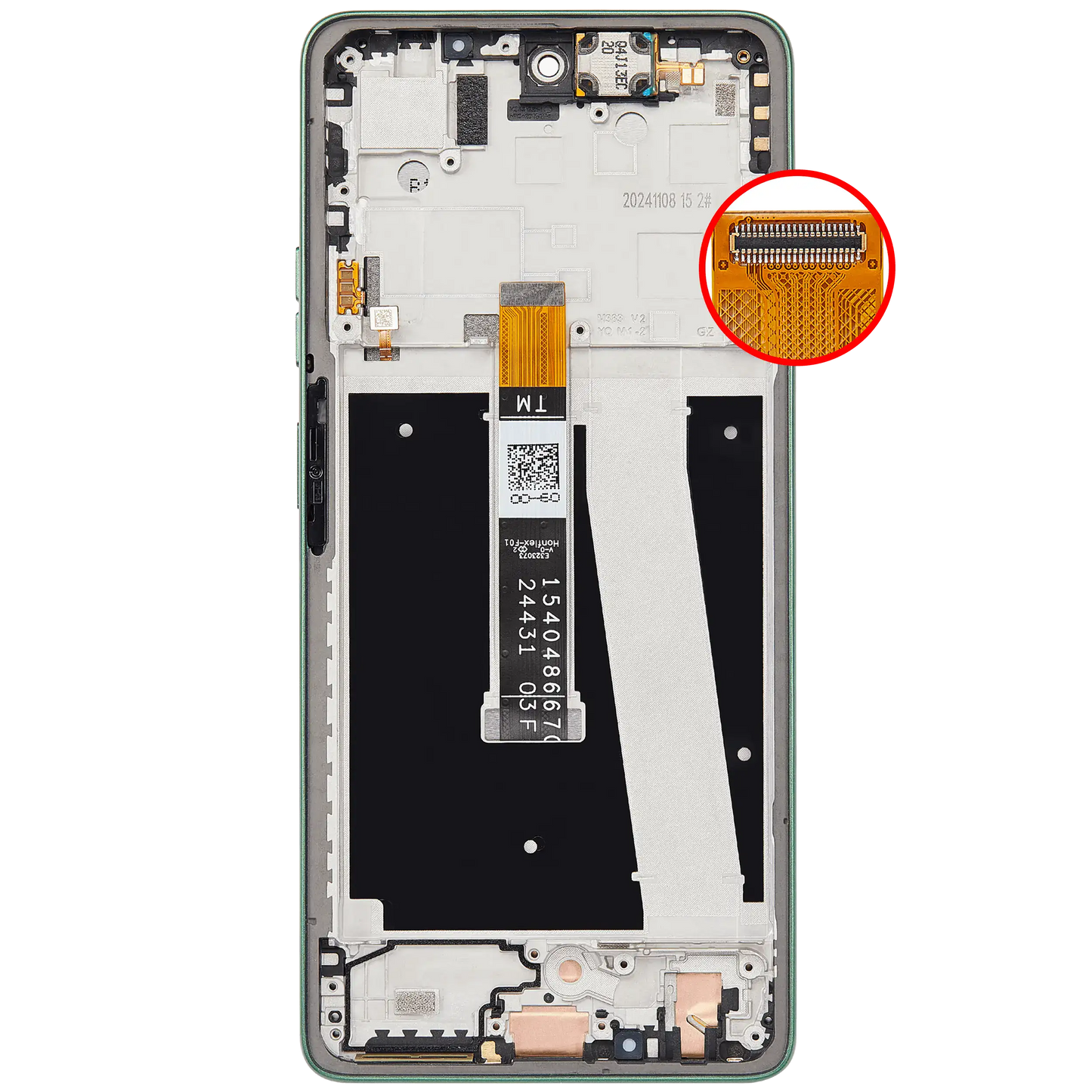 LCD Assembly With Frame For Motorola Moto G Power 5G (XT2515 / 2025) (Refurbished) (Leaf Green) replacement part SKU 107082113050 image 9