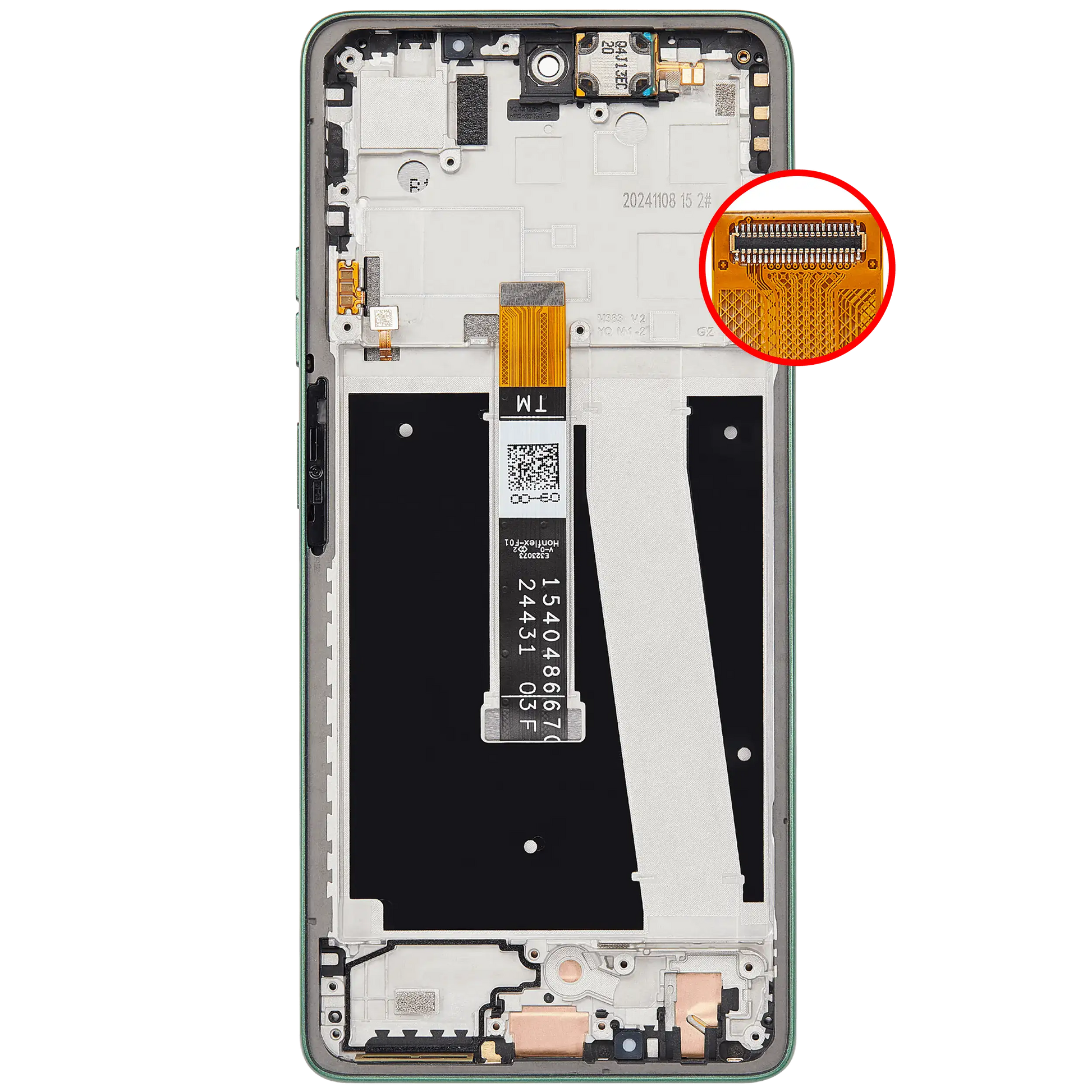 LCD Assembly With Frame For Motorola Moto G Power 5G (XT2515 / 2025) (Refurbished) (Leaf Green) replacement part SKU 107082113050 image 9