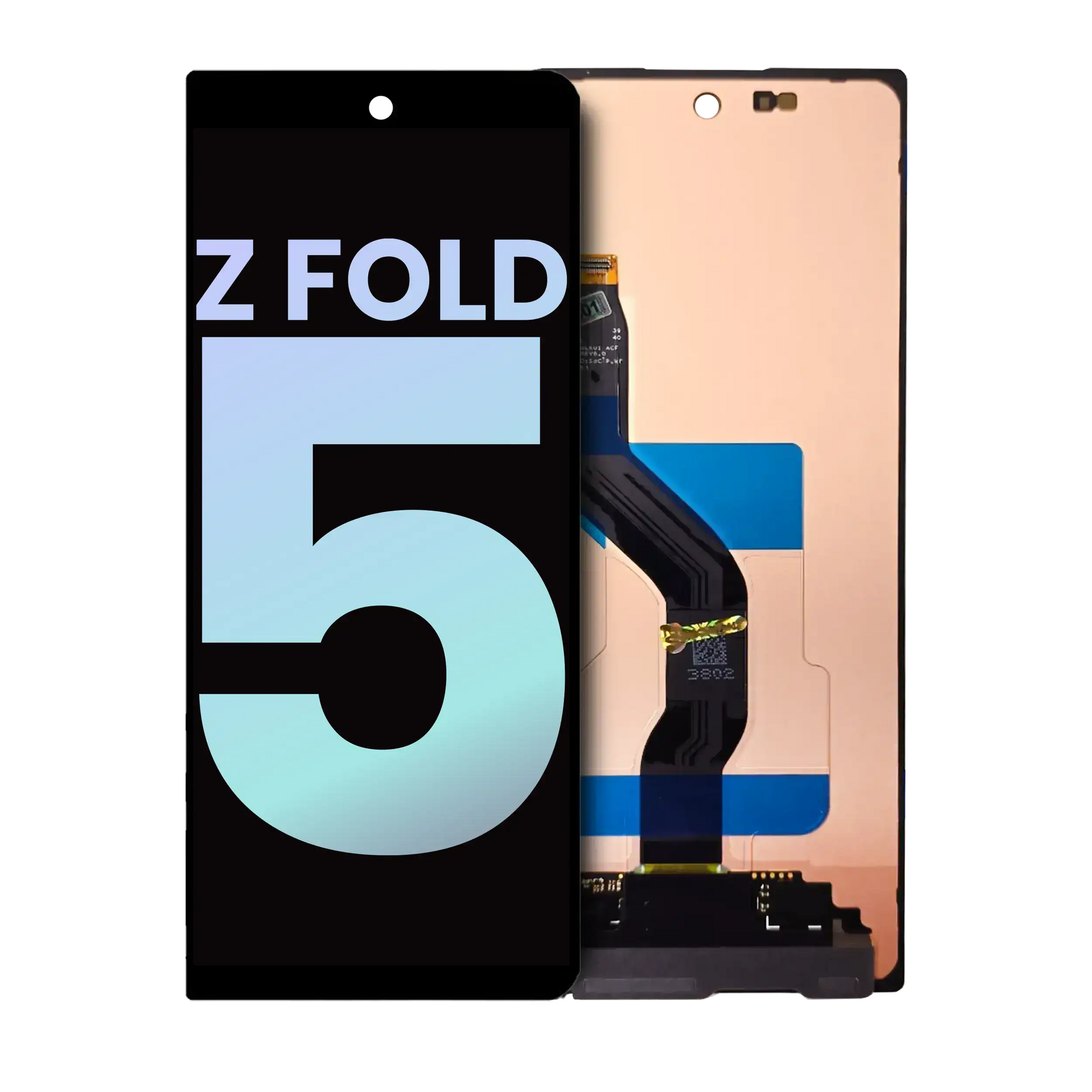 Detailed look at Outer OLED Assembly For Samsung Galaxy Z Fold 5 5G (Service Pack) (All Colors) for repair