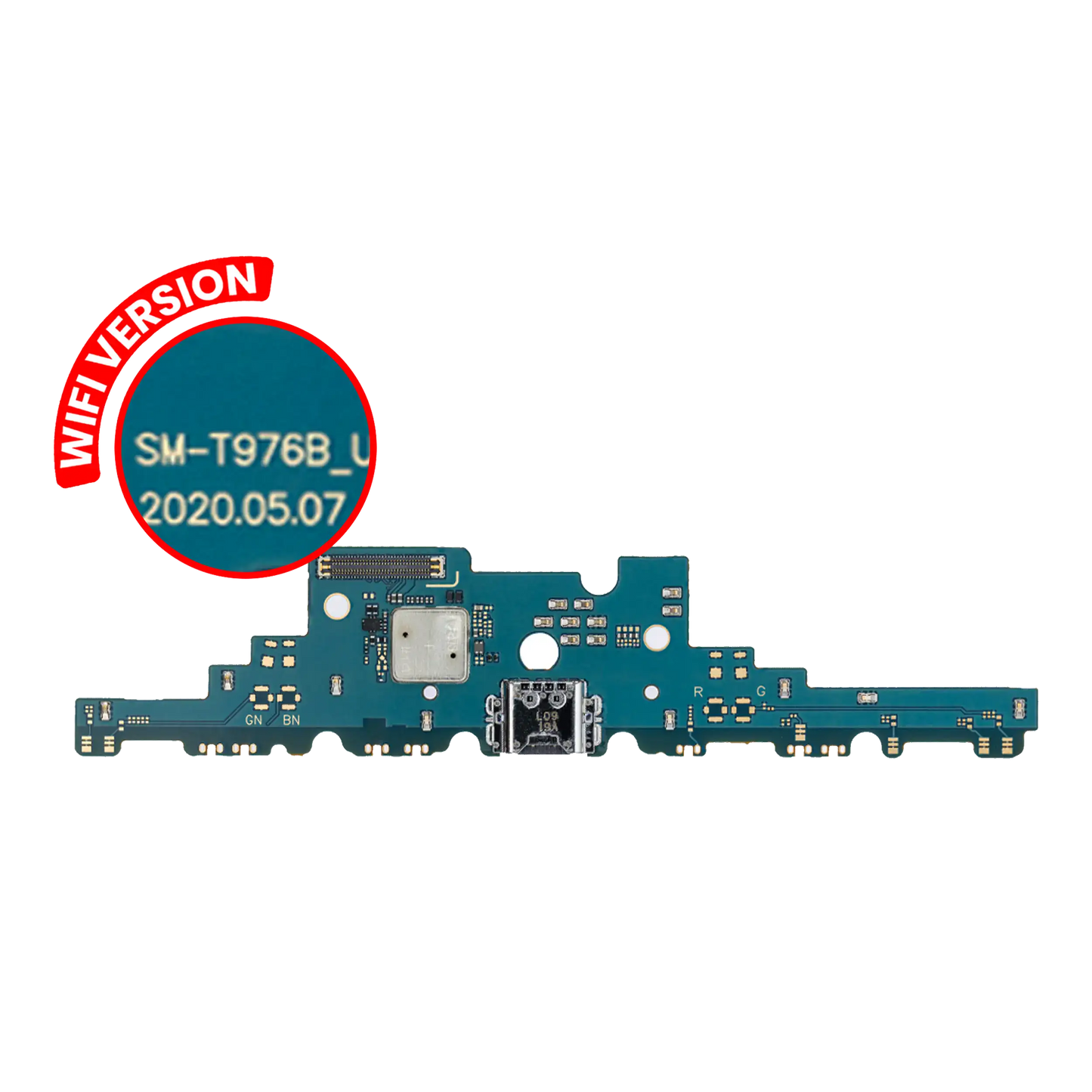Charging Port Board Compatible For Samsung Galaxy Tab S7 Plus 12.4" (T970) (2020) (Wifi Version) (Premium) - product image 1