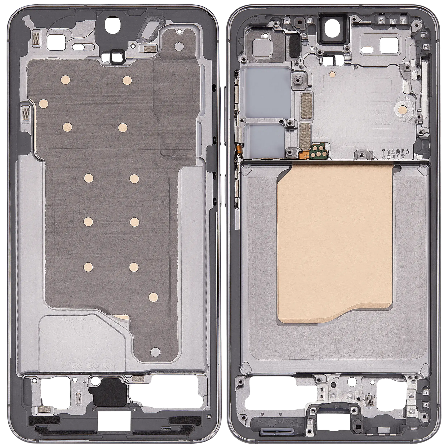 Mid-Frame Housing For Samsung Galaxy S25 5G (US & International Version) (Silver Shadow)
