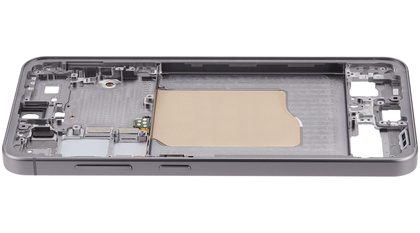 Mid-Frame Housing For Samsung Galaxy S25 5G (US & International Version) (Silver Shadow)