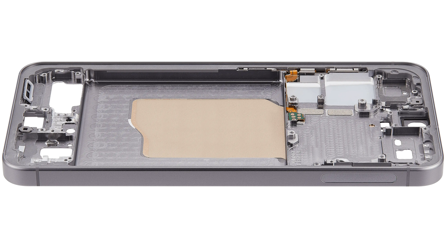 Mid-Frame Housing For Samsung Galaxy S25 5G (US & International Version) (Silver Shadow)