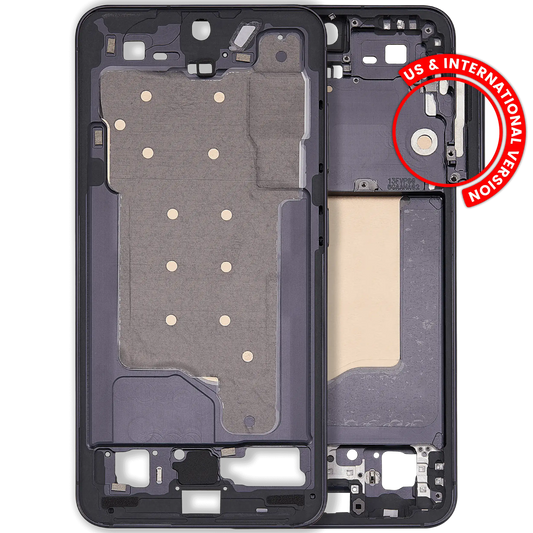 Mid-Frame Housing For Samsung Galaxy S25 5G (US & International Version) (Blue Black)