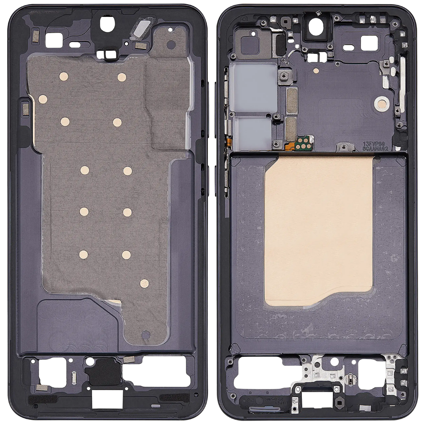 Mid-Frame Housing For Samsung Galaxy S25 5G (US & International Version) (Blue Black)