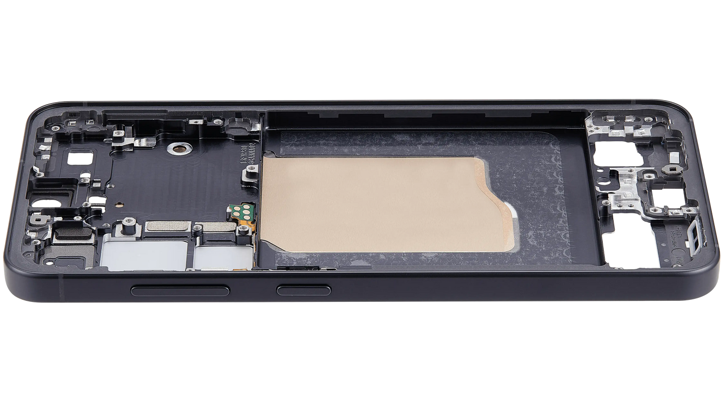 Mid-Frame Housing For Samsung Galaxy S25 5G (US & International Version) (Blue Black)