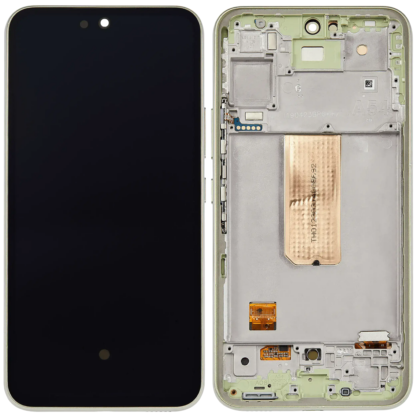 OLED Assembly With Frame For Samsung Galaxy A54 5G replacement part - cell phone parts canada