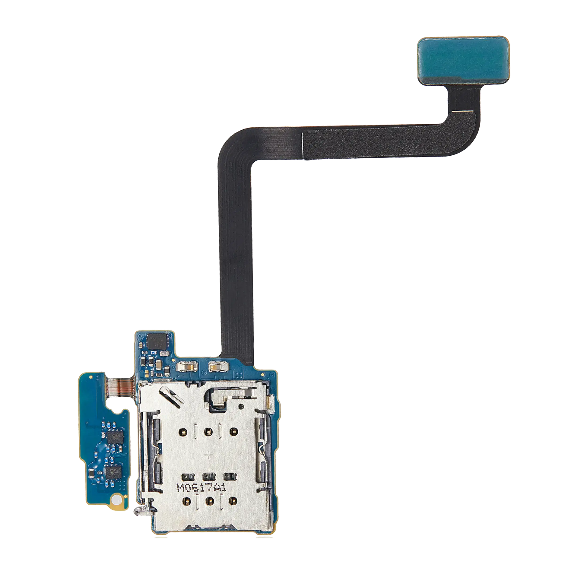 Sim Card Reader With Flex Cable For Samsung Galaxy Z Fold 2 5G (F916) - Top view high resolution