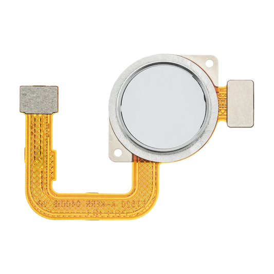 Fingerprint Reader With Flex Cable For Motorola Moto G Power (XT2041-4 / XT2041-6 / XT2041-7 / XT2041DL / 2020) / G Stylus 6.4" (XT2043 / 2020) (White | compatible mobile phone replacement part | SKU 107082028824 | product image 1