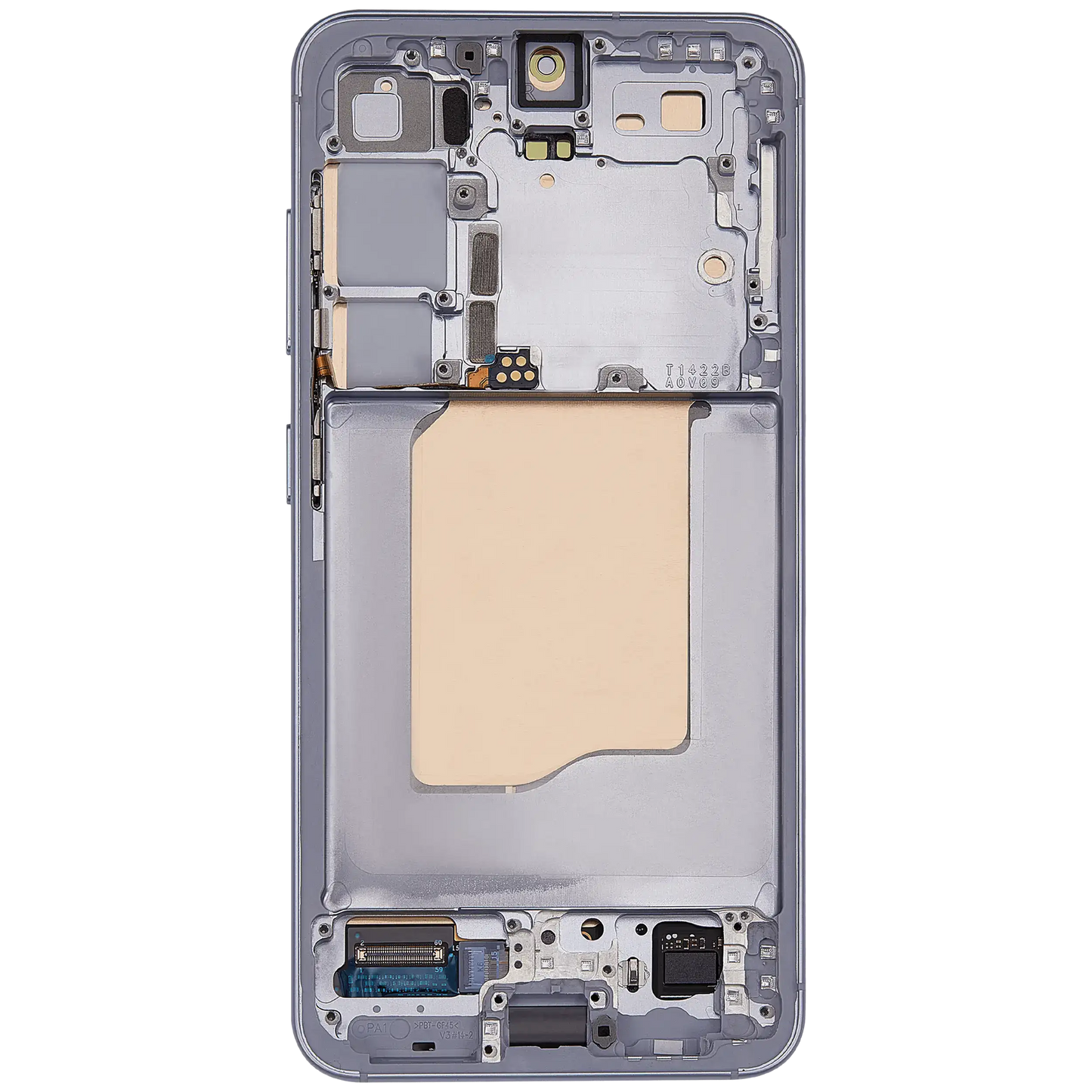 OLED Assembly With Frame For Samsung Galaxy S25 5G (US & International) (Refurbished) (Icy Blue)
