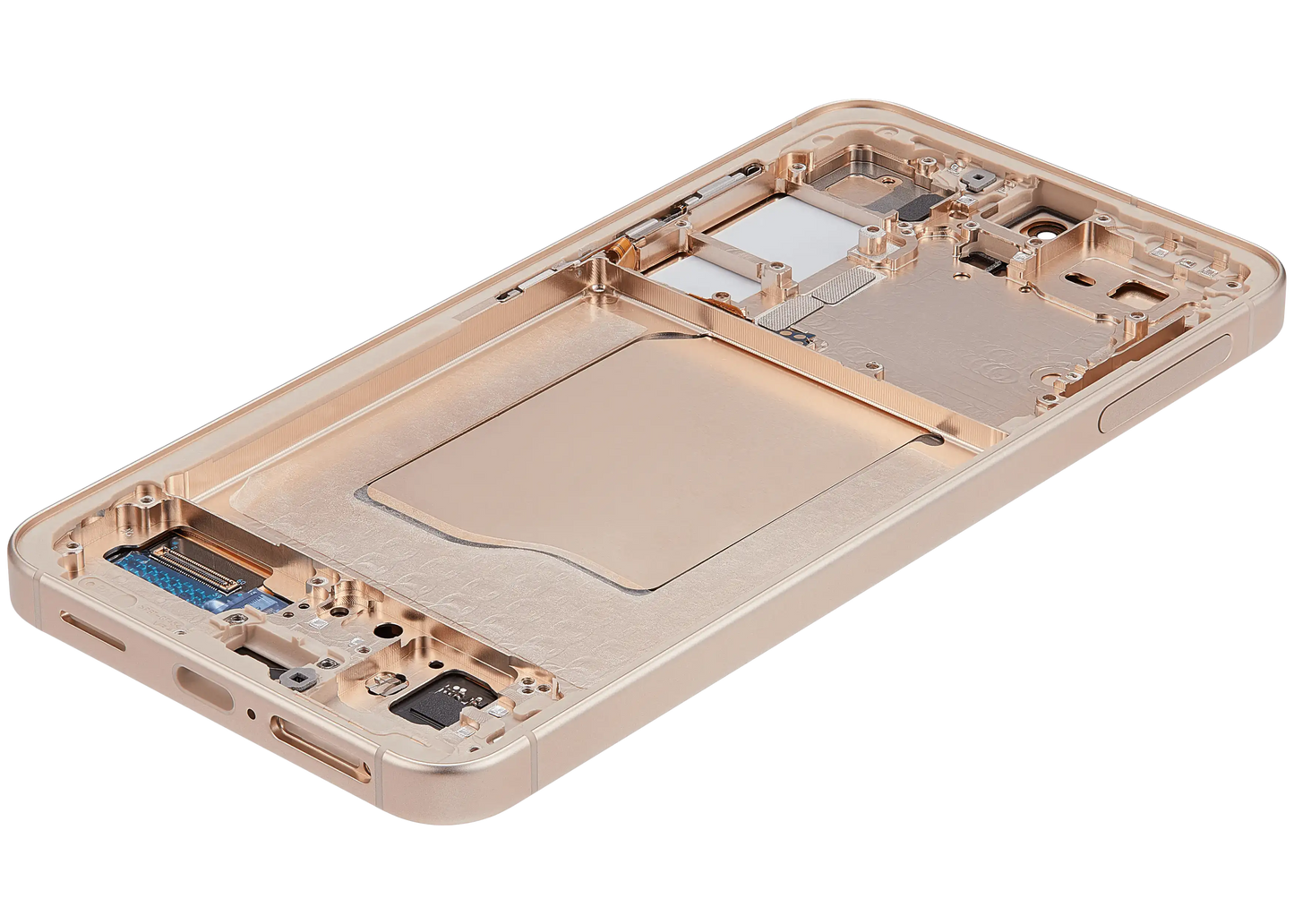 OLED Assembly With Frame For Samsung Galaxy S25 5G (US & International) (Refurbished) (Pink Gold)