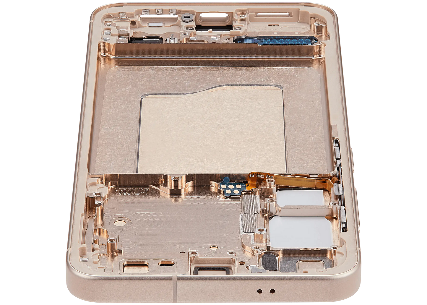 OLED Assembly With Frame For Samsung Galaxy S25 5G (US & International) (Refurbished) (Pink Gold)