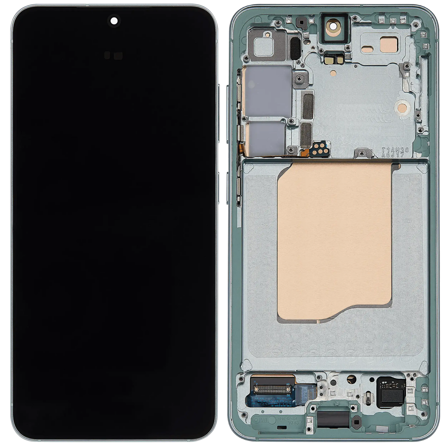 OLED Assembly With Frame For Samsung Galaxy S25 5G (US & International) (Refurbished) (Mint)