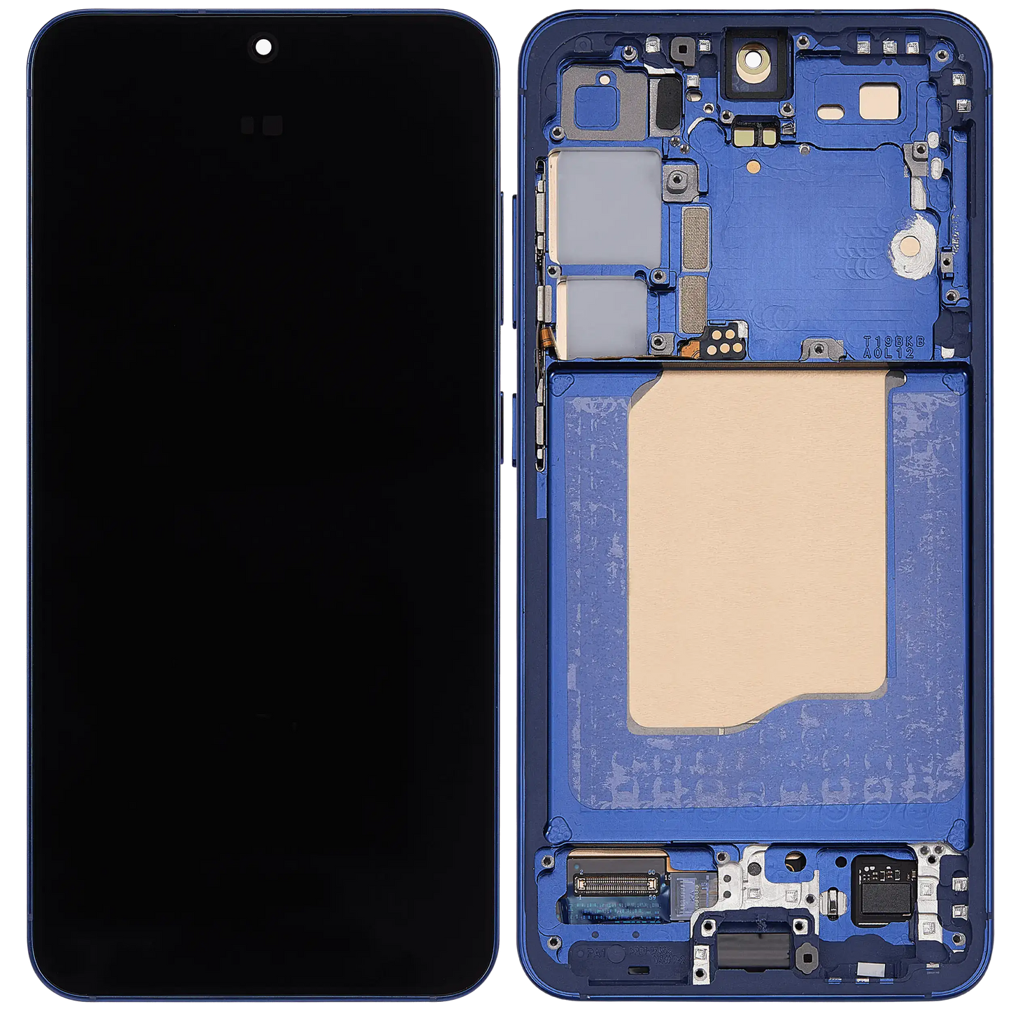 OLED Assembly With Frame For Samsung Galaxy S25 5G (US & International) (Refurbished) (Navy)