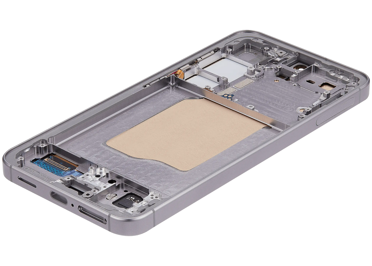 OLED Assembly With Frame For Samsung Galaxy S25 5G (US & International) (Refurbished) (Silver Shadow)