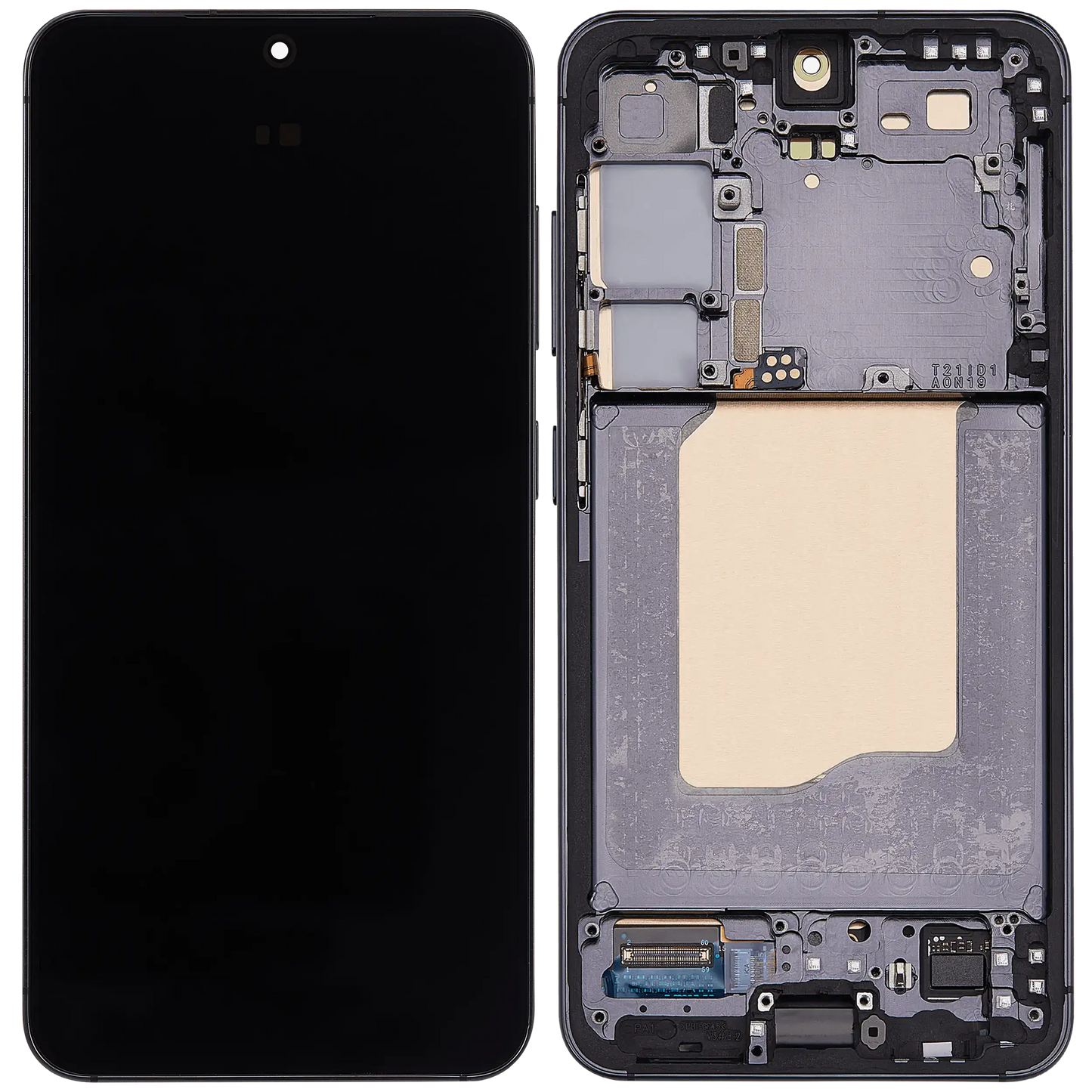 OLED Assembly With Frame For Samsung Galaxy S25 5G (US & International) (Refurbished) (Blue Black)