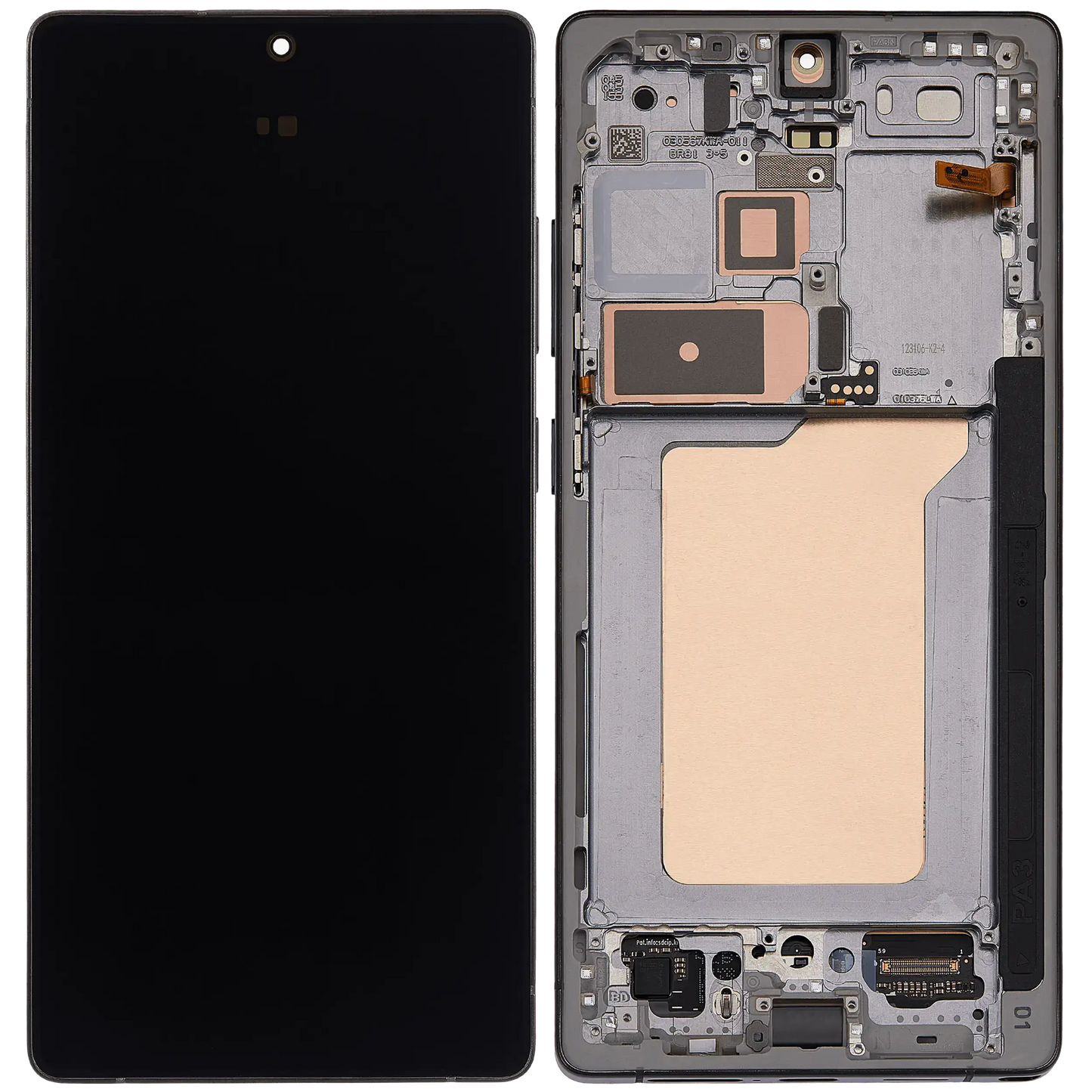 OLED Assembly With Frame For Samsung Galaxy S25 Ultra 5G (Refurbished) (US & International) (Titanium Jet Black)