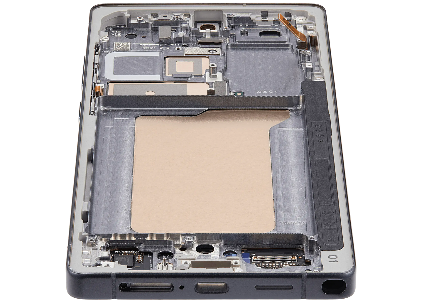 OLED Assembly With Frame For Samsung Galaxy S25 Ultra 5G (Refurbished) (US & International) (Titanium Jet Black)
