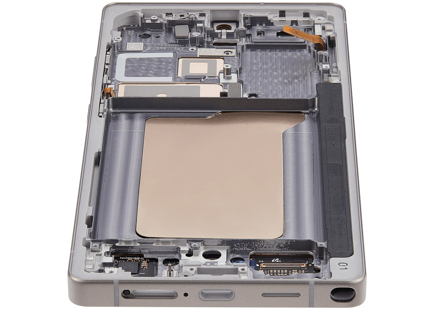 OLED Assembly With Frame For Samsung Galaxy S25 Ultra 5G (Refurbished) (US & International) (Titanium Pink Gold / Jade Green / Grey)