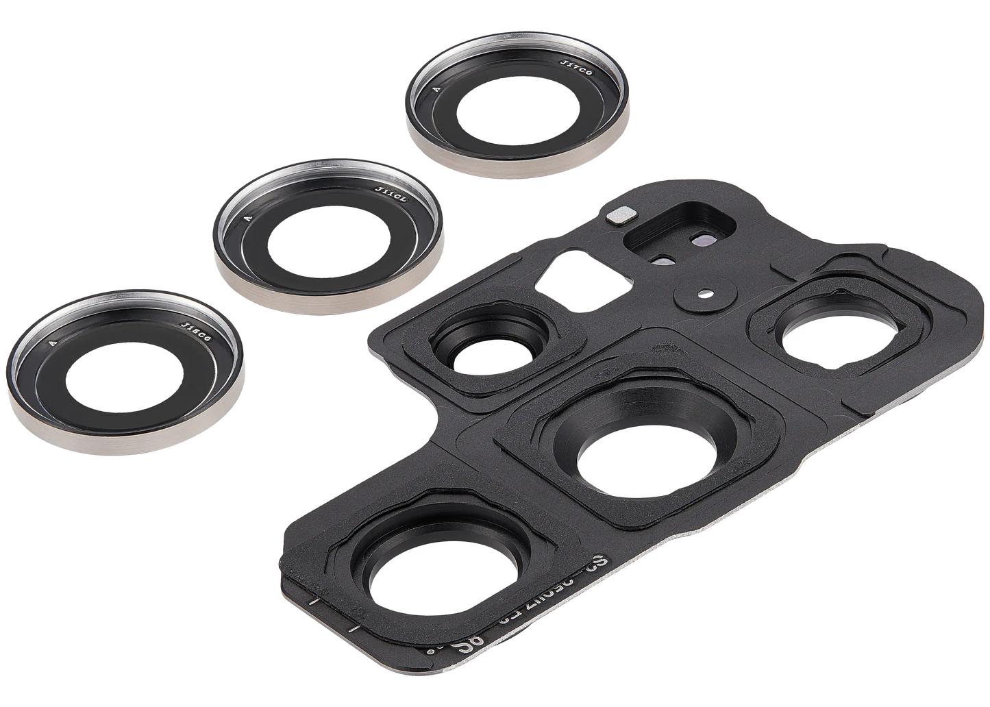 Back Camera Lens With Cover Bezel Ring For Samsung Galaxy S25 Ultra 5G (Titanium Jet Black)