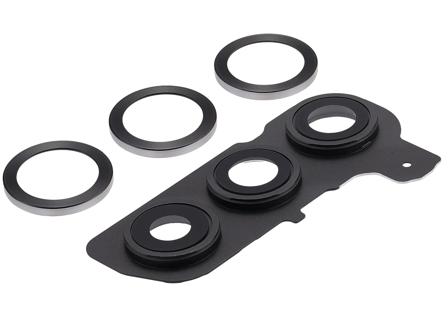 Back Camera Lens With Cover Bezel Ring For Samsung Galaxy S25 5G (Silver Shadow)