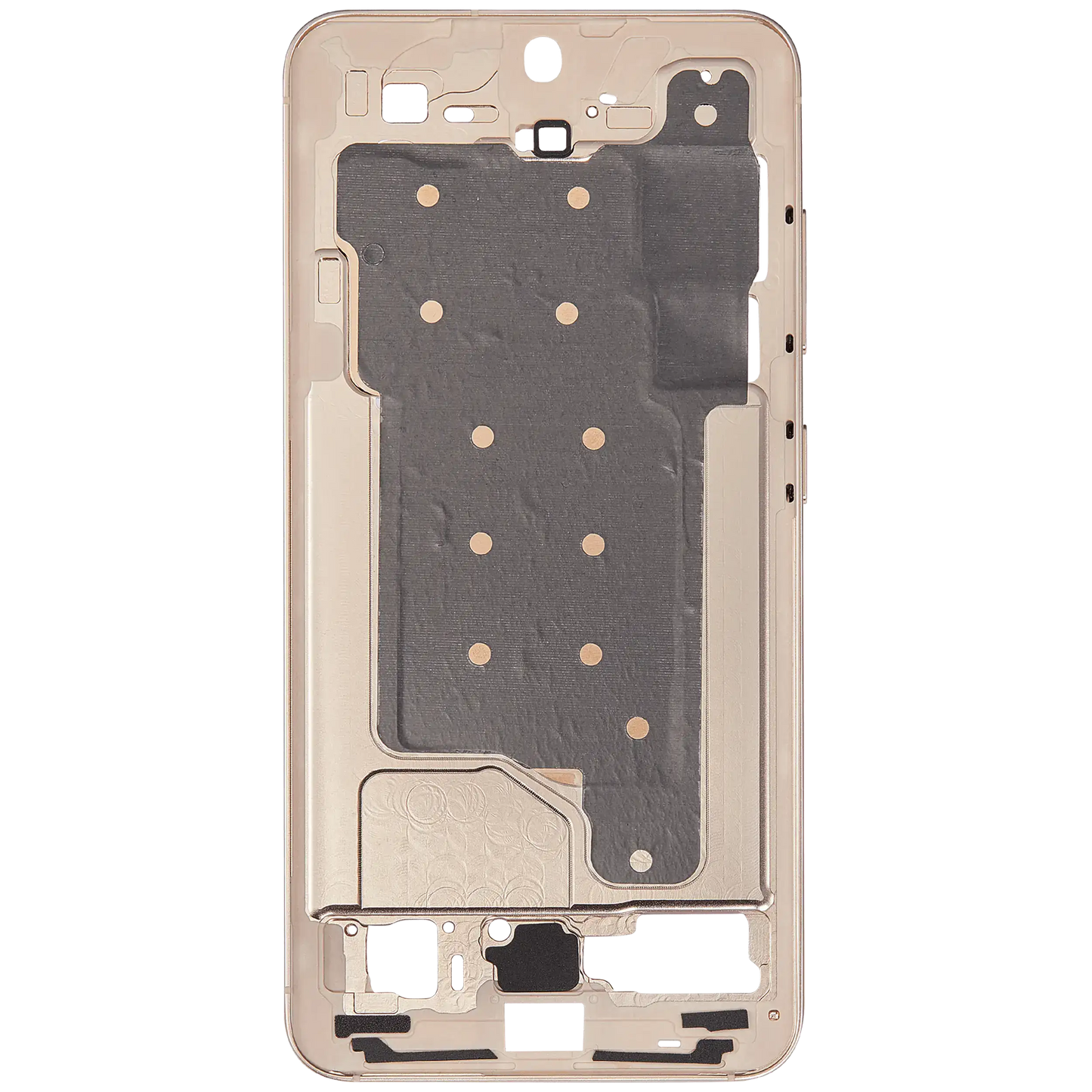Mid-Frame Housing For Samsung Galaxy S25 5G (US & International Version) (Pink Gold)