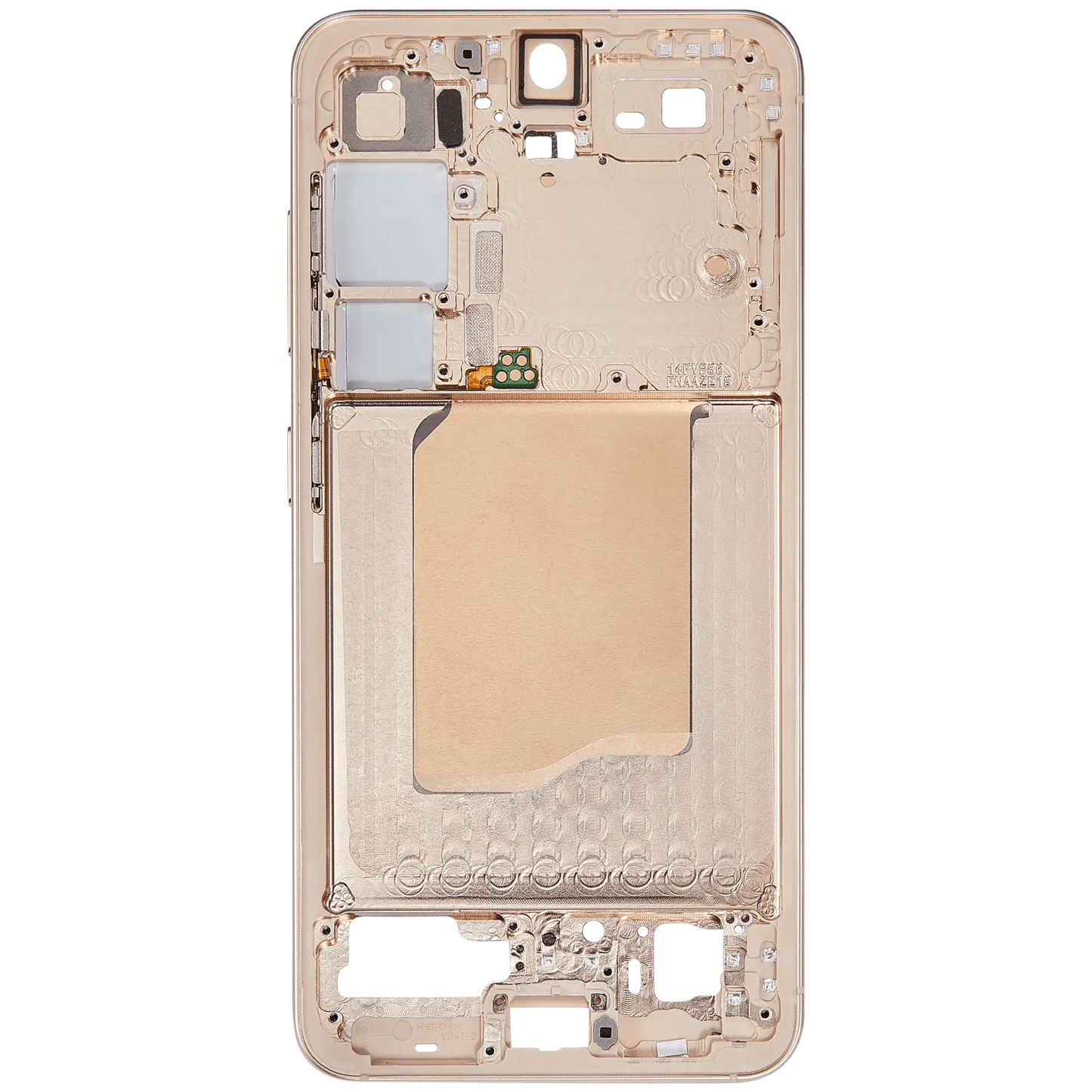 Mid-Frame Housing For Samsung Galaxy S25 5G (US & International Version) (Pink Gold)