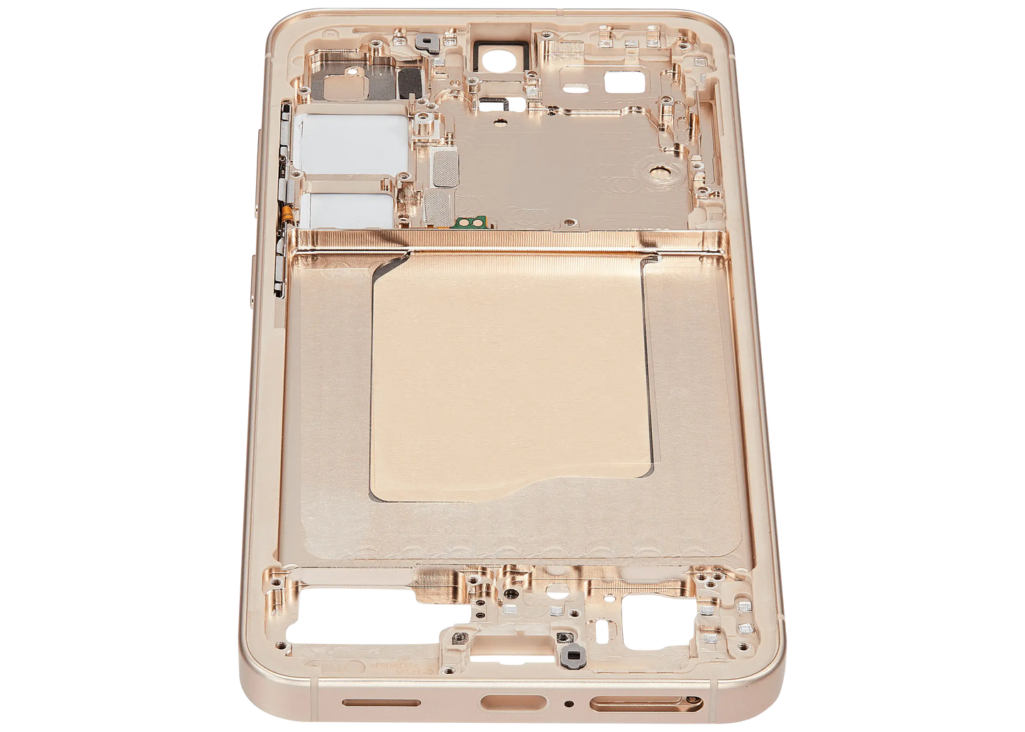 Mid-Frame Housing For Samsung Galaxy S25 5G (US & International Version) (Pink Gold)