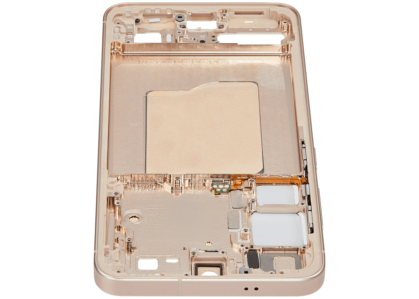 Mid-Frame Housing For Samsung Galaxy S25 5G (US & International Version) (Pink Gold)