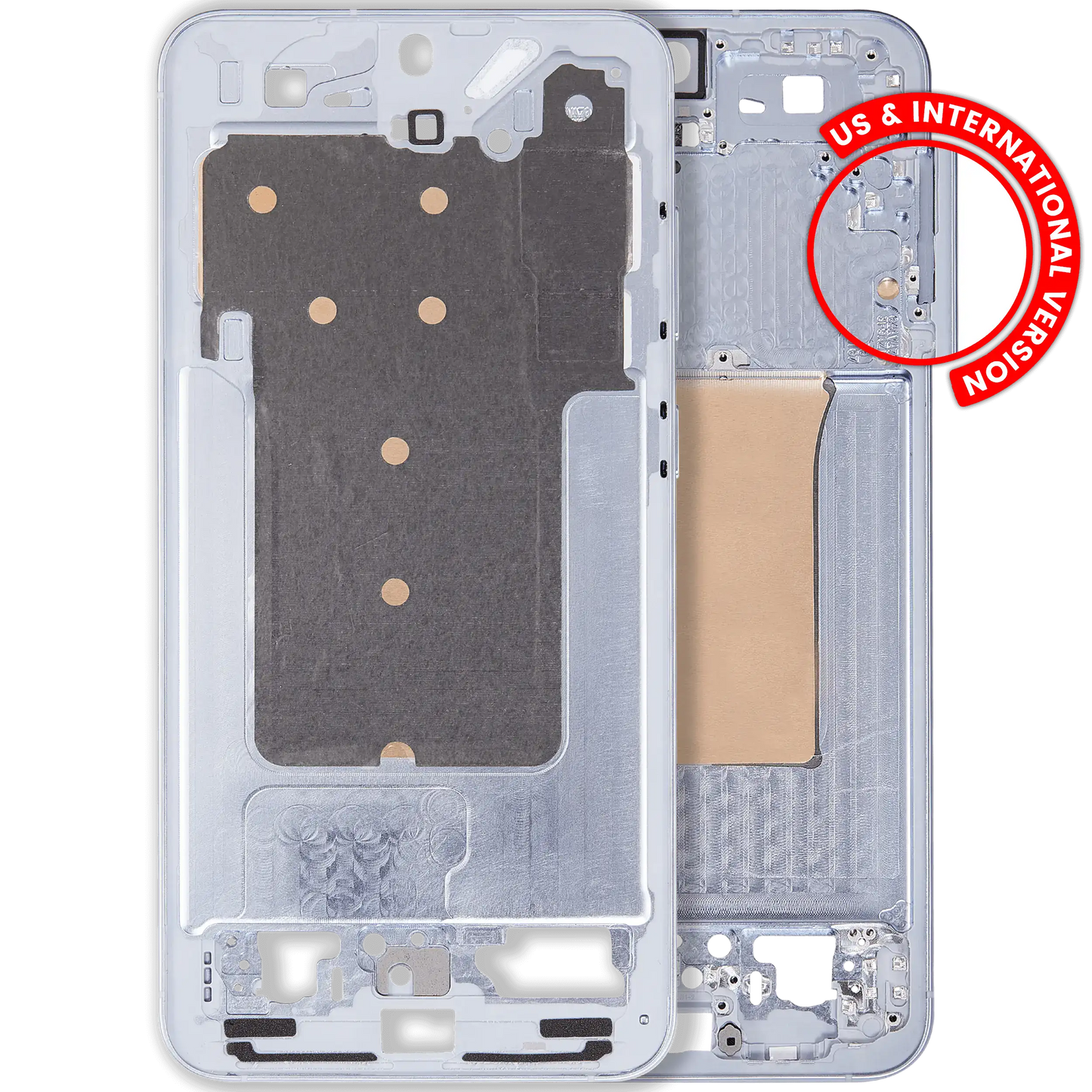 Mid-Frame Housing For Samsung Galaxy S25 Plus 5G (US & International Version) (Icy Blue)