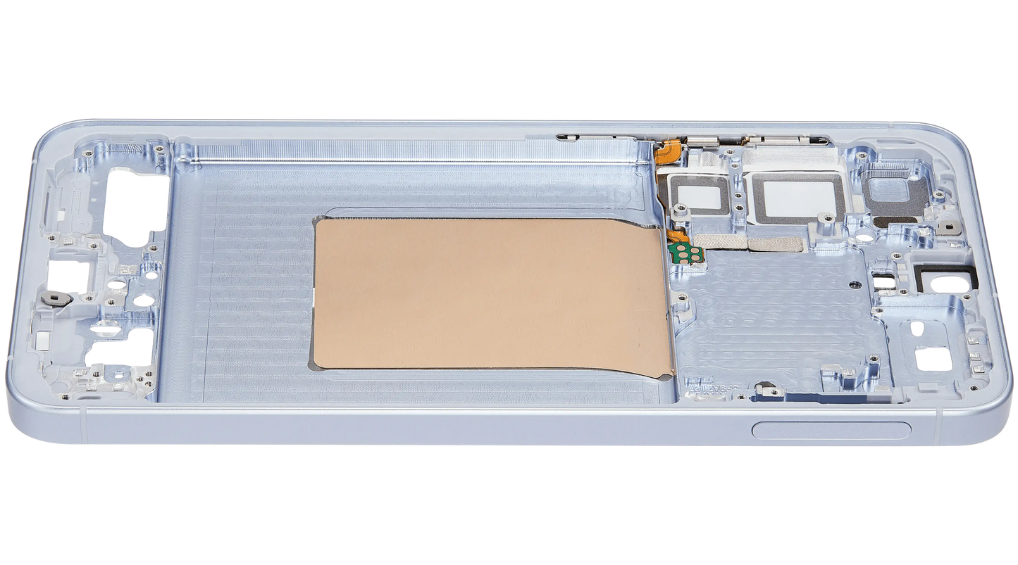 Mid-Frame Housing For Samsung Galaxy S25 Plus 5G (US & International Version) (Icy Blue)