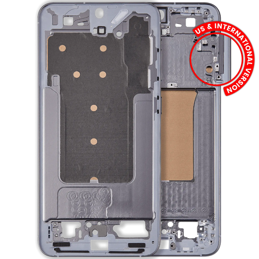 Mid-Frame Housing For Samsung Galaxy S25 Plus 5G (US & International Version) (Silver Shadow)
