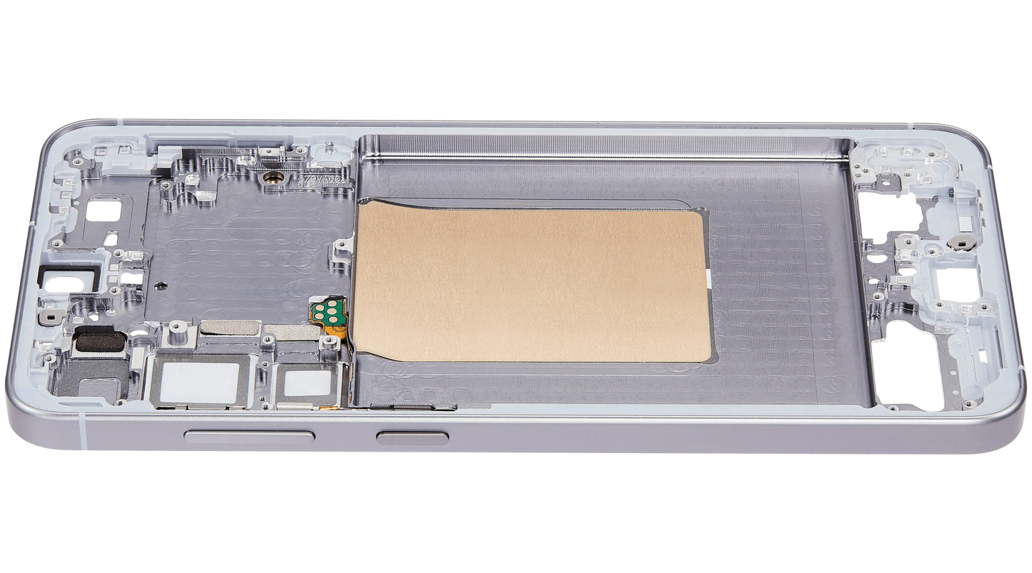 Mid-Frame Housing For Samsung Galaxy S25 Plus 5G (US & International Version) (Silver Shadow)