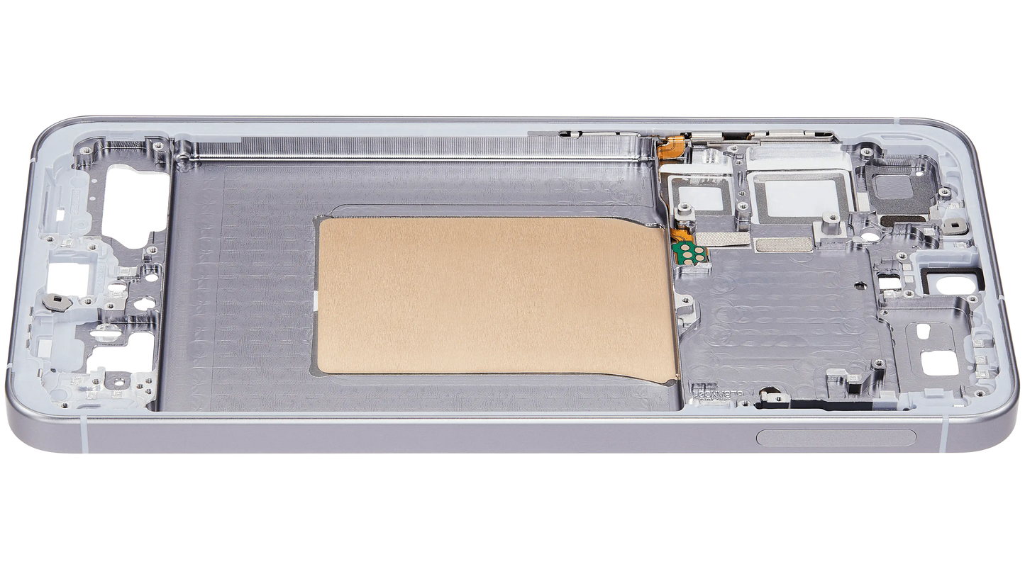 Mid-Frame Housing For Samsung Galaxy S25 Plus 5G (US & International Version) (Silver Shadow)