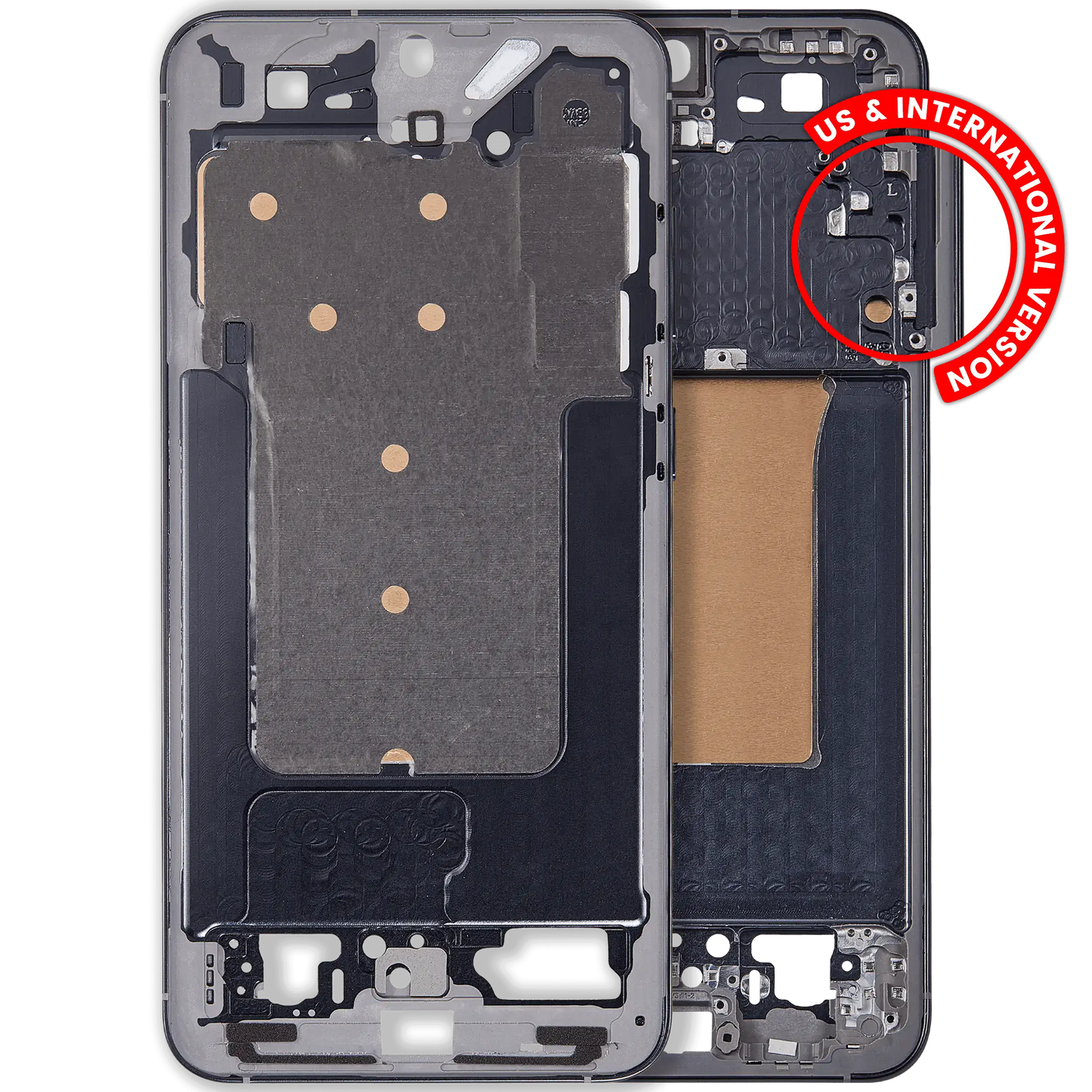 Mid-Frame Housing For Samsung Galaxy S25 Plus 5G (US & International Version) (Blue Black)