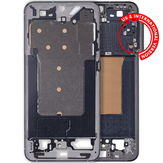 Mid-Frame Housing For Samsung Galaxy S25 Plus 5G (US & International Version) (Blue Black)